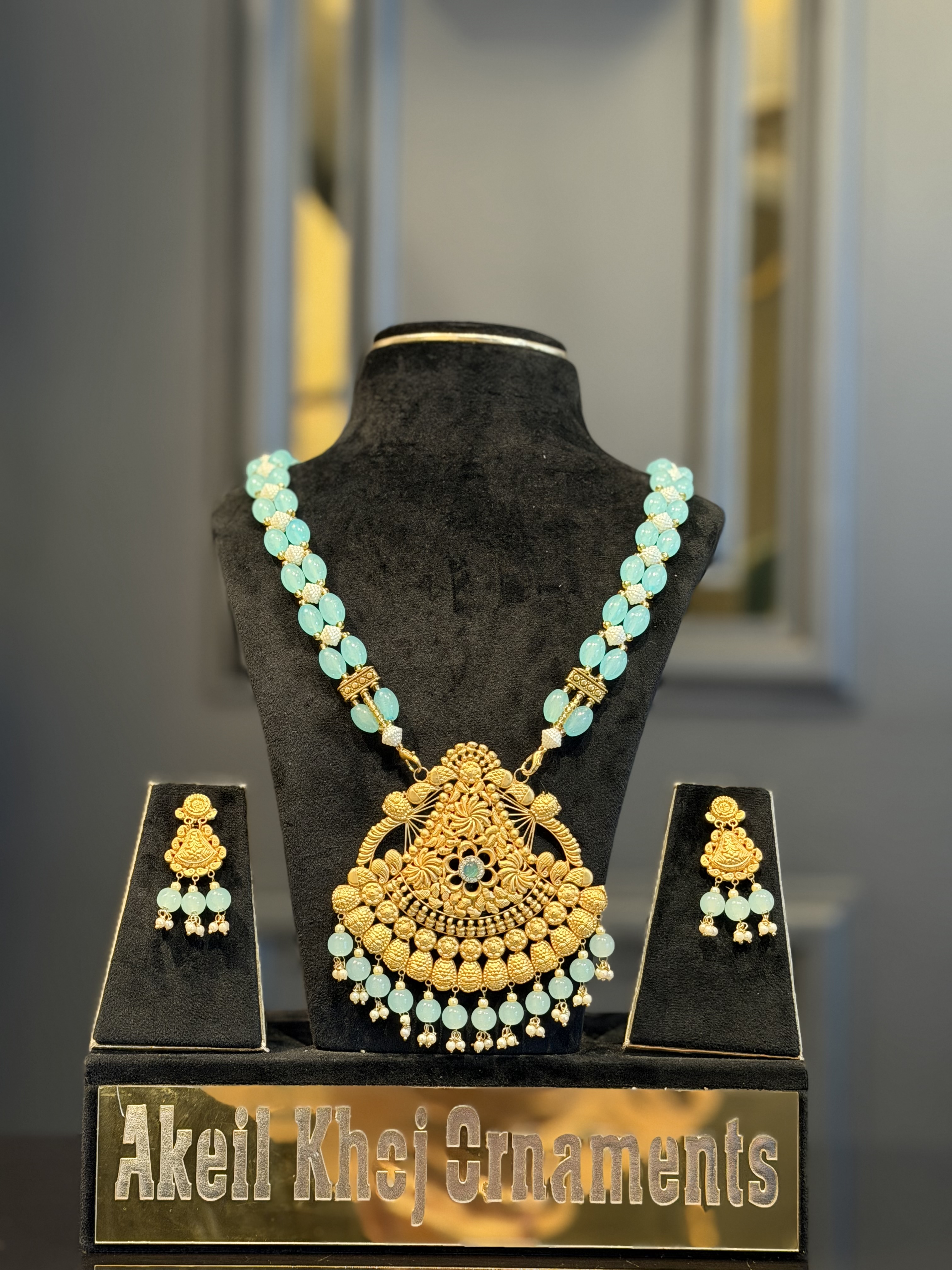 Traditional Rani Haar in 18K Gold - Gold Jewellery Kashmir